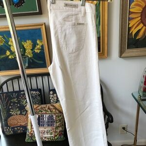 Michael Kors Sz 8 NWT white flare jeans
